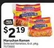 Stop&Shop Maruchan Ramen offer