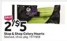 Stop&Shop Stop & Shop Celery Hearts offer