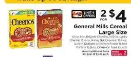 ShopRite General Mills Cereal Large Size offer