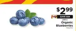ShopRite Organic Blueberries offer