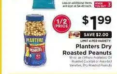 ShopRite Planters Dry Roasted Peanuts offer