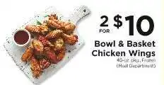 ShopRite Bowl & Basket Chicken Wings offer