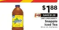 ShopRite Snapple Iced Tea offer