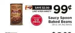 ShopRite Saucy Spoon Baked Beans offer