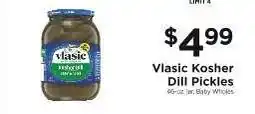 ShopRite Vlasic Kosher Dill Pickles offer
