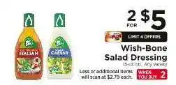 ShopRite Wish-Bone Salad Dressing offer