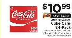 ShopRite Coke Cans 24-Pack offer