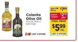 ShopRite Colavita Olive Oil offer