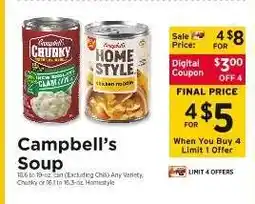 ShopRite Campbell's Soup offer