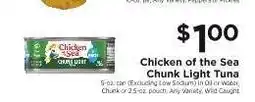 ShopRite Chicken Of The Sea Chunk Light Tuna offer