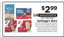 ShopRite Kellogg's Bars offer