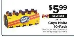 ShopRite Goya Malta 10-Pack offer
