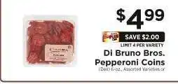 ShopRite Di Bruno Bros. Pepperoni Coins offer