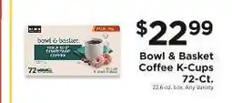 ShopRite Bowl & Basket Coffee K-Cups 72-Ct offer