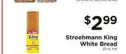 ShopRite Stroehmann King White Bread offer