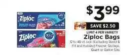 ShopRite Ziploc Bags offer