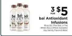 ShopRite bai Antioxidant Infusions offer