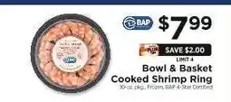 ShopRite Bowl & Basket Cooked Shrimp Ring offer