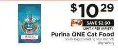 ShopRite Purina ONE Cat Food offer