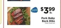 ShopRite Pork Baby Back Ribs offer
