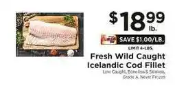 ShopRite Fresh Wild Caught Icelandic Cod Fillet offer