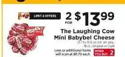 ShopRite The Laughing Cow Mini Babybel Cheese offer