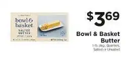 ShopRite Bowl & Basket Butter offer