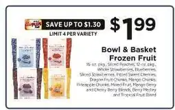 ShopRite Bowl & Basket Frozen Fruit offer