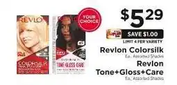 ShopRite Revlon Colorsilk / Revlon Tone+Gloss+Care offer