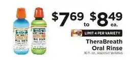 ShopRite Therabreath Oral Rinse offer
