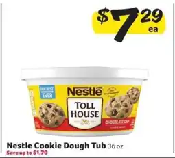 Winn Dixie Nestle Cookie Dough Tub offer