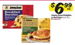 Winn Dixie Jimmy Dean Delights or Burritos offer