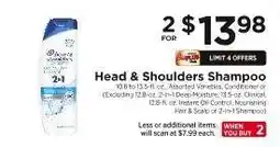 ShopRite Head & Shoulders Shampoo offer