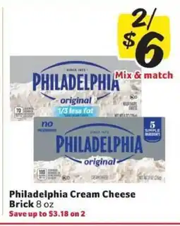 Winn Dixie Philadelphia Cream Cheese Brick offer