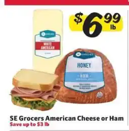 Winn Dixie SE Grocers American Cheese or Ham offer