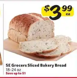 Winn Dixie SE Grocers Sliced Bakery Bread offer