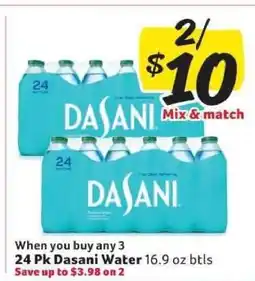 Winn Dixie 24 Pk Dasani Water offer