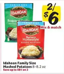 Winn Dixie Idahoan Family Size Mashed Potatoes offer