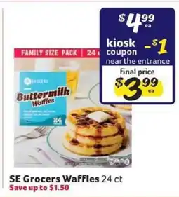 Winn Dixie SE Grocers Waffles offer