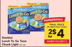 ACME Starkist Lunch To Go Tuna Chunk Light offer