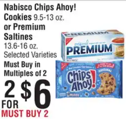 Smart & Final Nabisco Chips Ahoy! Cookies oz. or Premium Saltines offer