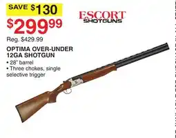 Dunham's Sports OPTIMA OVER-UNDER 12GA SHOTGUN offer