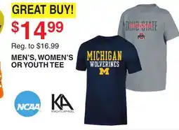 Dunham's Sports MEN'S, WOMEN'S OR YOUTH TEE offer