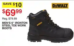 Dunham's Sports DEWALT MEN'S 6 IRONTON STEEL TOE WORK BOOTS offer