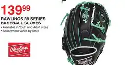 Dunham's Sports RAWLINGS R9 SERIES BASEBALL GLOVES offer