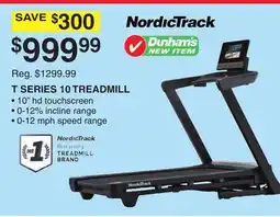 Dunham's Sports T SERIES 10 TREADMILL offer