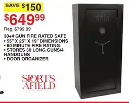 Dunham's Sports 30 + 4 GUN FIRE LONG GUNS HANDGUNS offer
