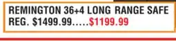 Dunham's Sports REMINGTON 36+4 LONG RANGE SAFE offer