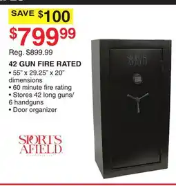 Dunham's Sports 42 GUN FIRE RATED offer