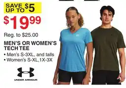 Dunham's Sports MEN'S OR WOMEN'S TECH TEE offer